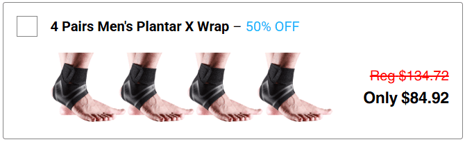 Caresole Foot Relief Wrap 20